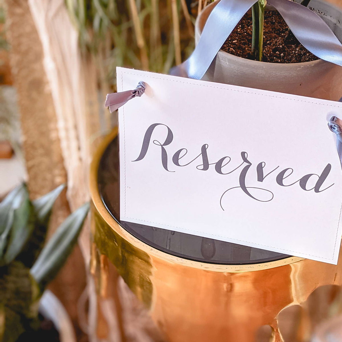 Reserved Signs, Set of 2