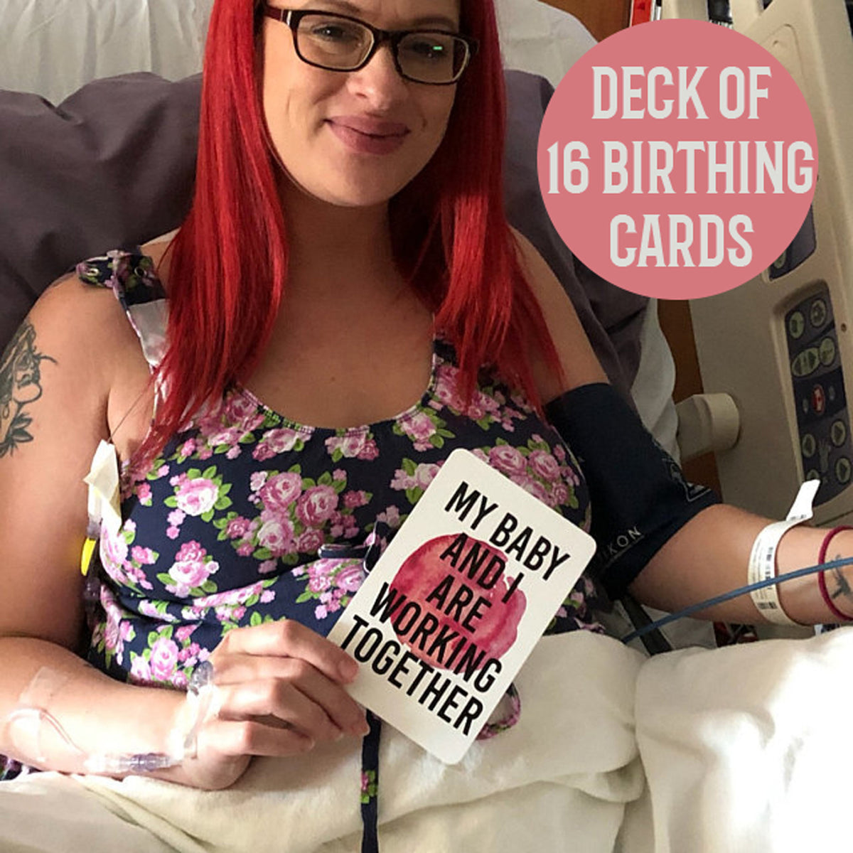 Birth Affirmation Cards, Deck of 16