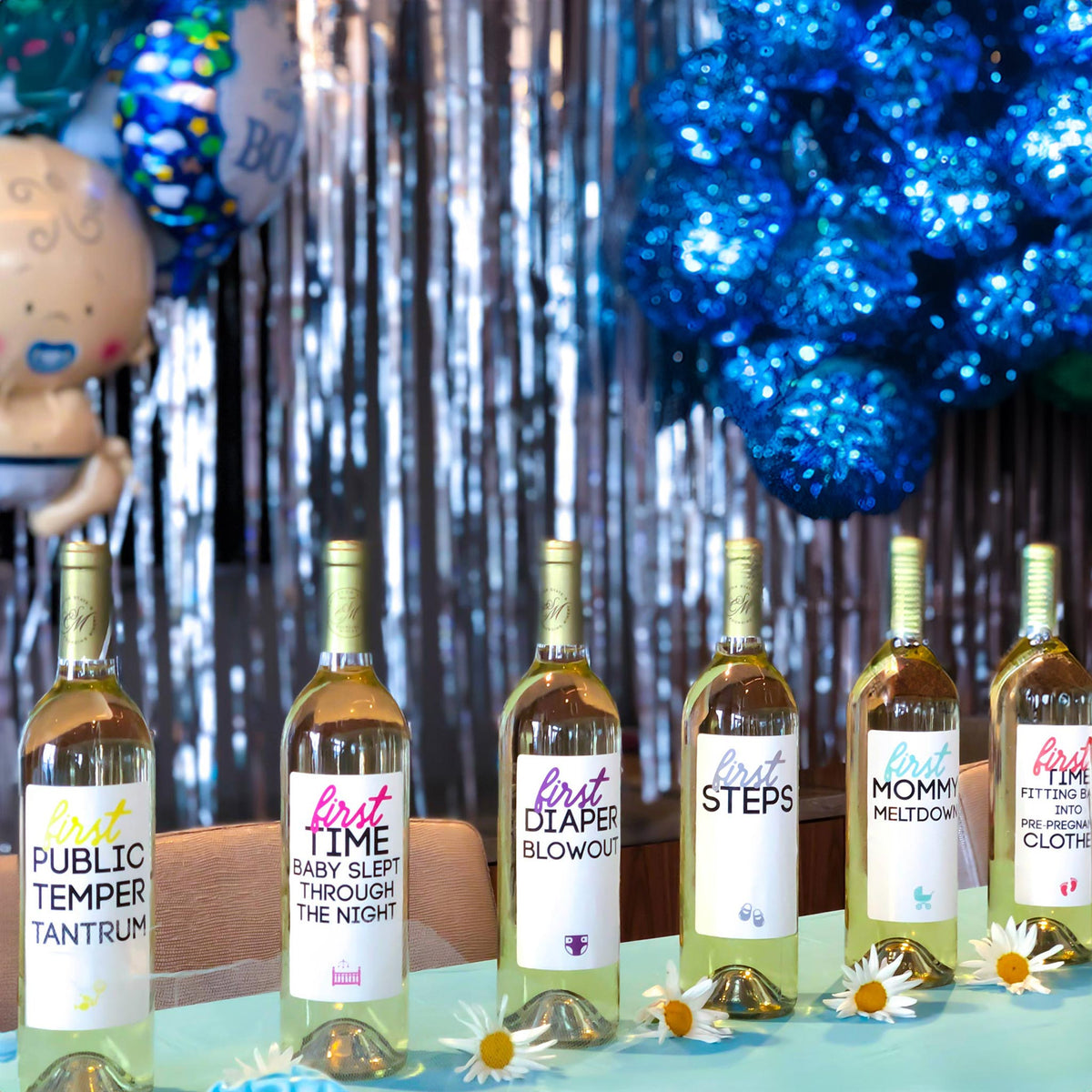 Mommy Milestones Wine Labels, Pack of 8