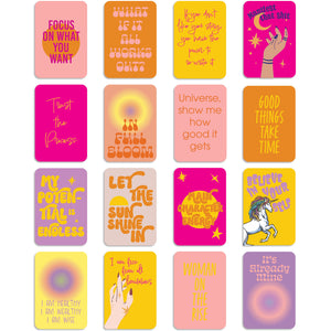 Vibrant Affirmation Cards - Uplifting Mantras for Positivity