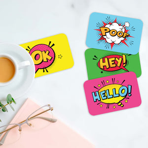 Comic Book Inspired Deck - Playful Motivational Quotes