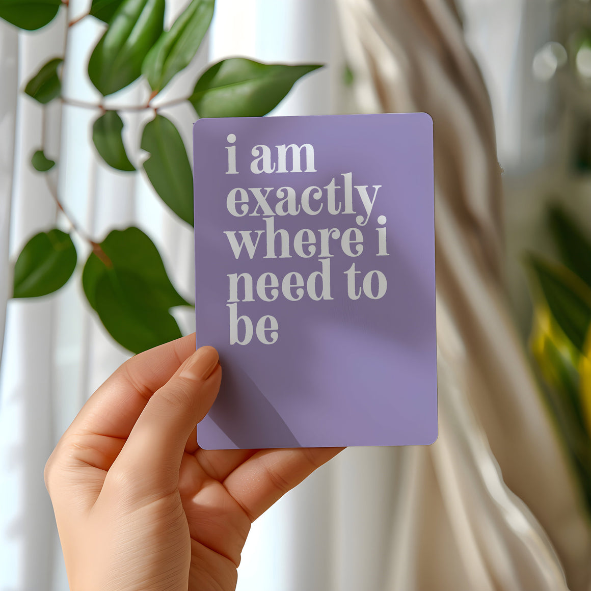 Anxiety Relief Affirmation Cards - Stress & Emotional Wellness