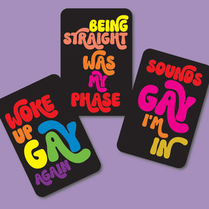 Queer Affirmation Cards - LGBTQ+ Inspirational Quotes for Pride
