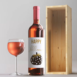 Halloween Wine Labels Happy Hallowine - 4 Funny Halloween Party Decor Cheers Witches Brew Eat Drink Be Scary Wine Bottle Labels Decor 9269