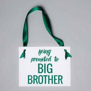 Being Promoted to Big Brother Banner