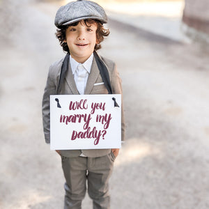 Proposal Banner for Daughter or Son | Will You Marry My Daddy?
