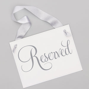 Reserved Seat Sign