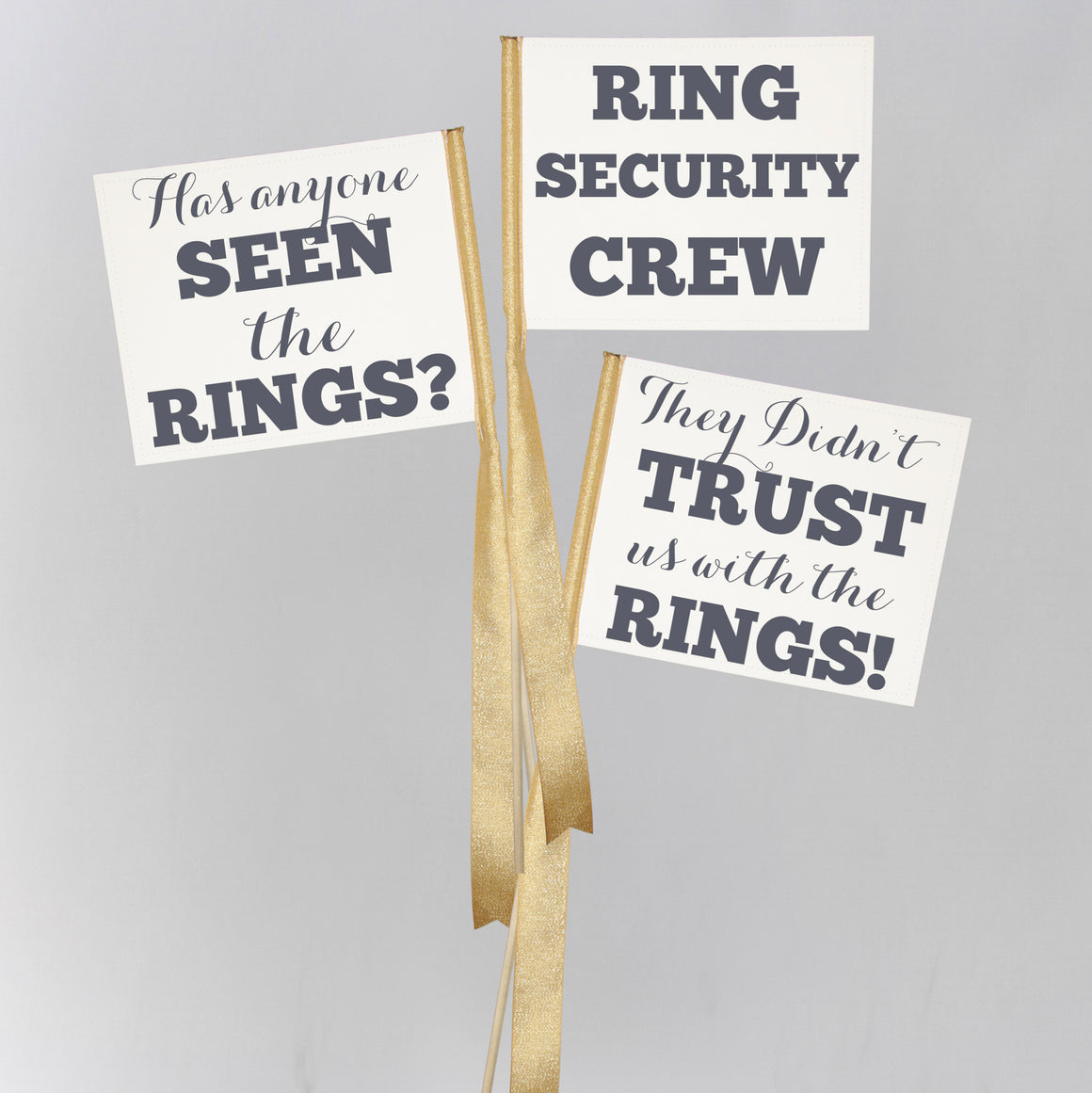 Ring Security Crew Set of 3 Signs