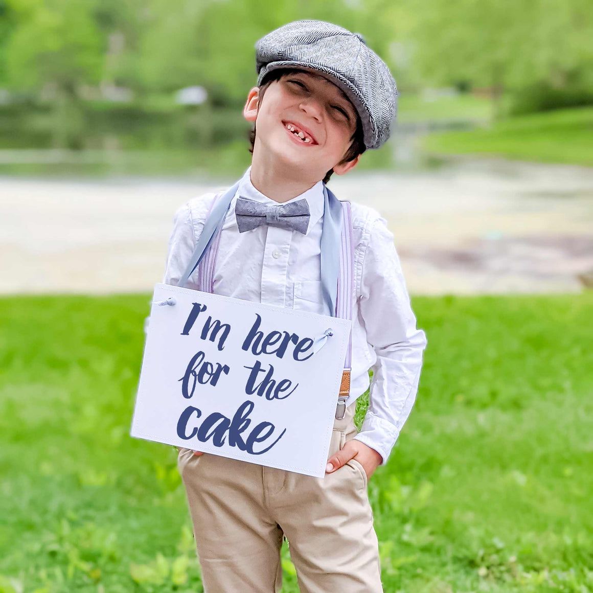 I'm Here For The Cake Sign