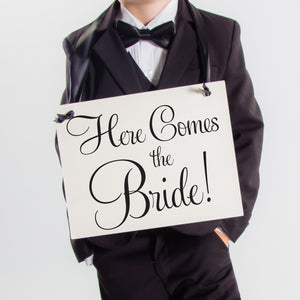 Here Comes The Bride Sign