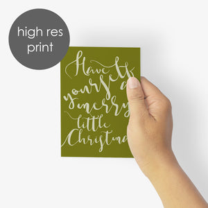Ritzy Rose Holiday Cards