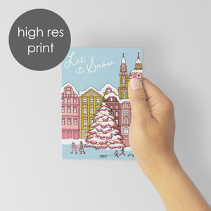 Ritzy Rose Holiday Cards