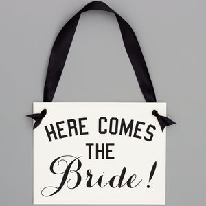 Here Comes the Bride + Last Chance To Run Set Black + White