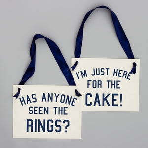 I'm Just Here For The Cake + Has Anyone Seen The Rings Set