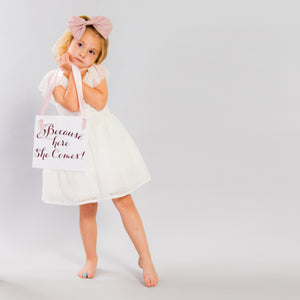 Last Chance To Run + Because Here She Comes | 2 Wedding Signs