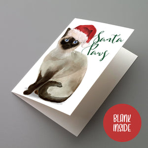 Meowy Christmas Cat Christmas Cards - 24 Pack