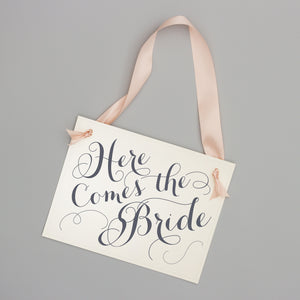 Here Comes The Bride Sign