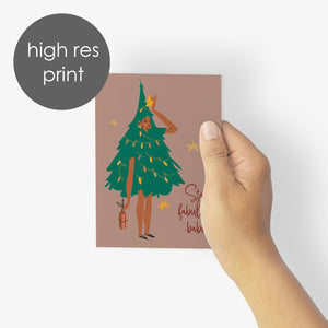 Ritzy Rose Holiday Cards