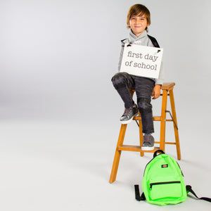 First Day + Last Day of School Banner