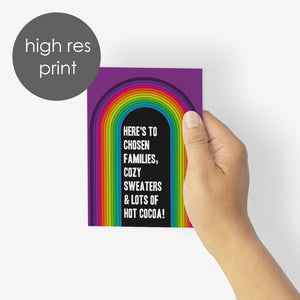 Ritzy Rose Holiday Cards
