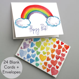 Gay Pride Cards LGBT - 24 Pack