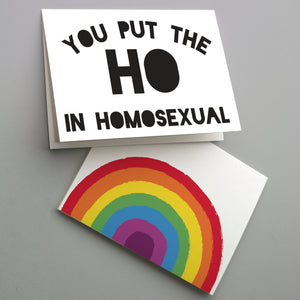 Gay Pride Funny Cards LGBT - 24 Pack