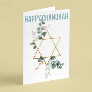 Happy Chanukah Cards - 24 Pack