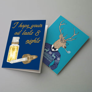 Cannabis Chanukah Cards - 24 Pack
