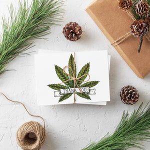 Cannabis Thank You Cards - 24 Pack