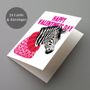 Valentine's Day Animal Cards - 24 Pack