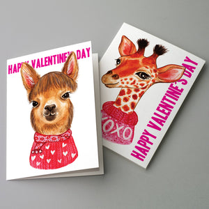 Valentine's Day Animal Cards - 24 Pack