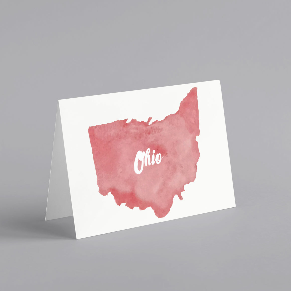 Ohio Silhouette Greeting Cards - 24 Pack