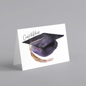 Purple Graduation Cards - 24 Pack