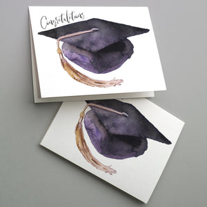 Purple Graduation Cards - 24 Pack