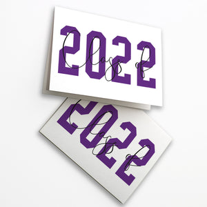 Purple Graduation Cards - 24 Pack