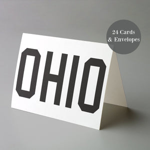 Ohio Greeting Cards - 24 Pack