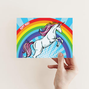 Pride Unicorn Postcards - 32 Pack