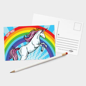 Pride Unicorn Postcards - 32 Pack