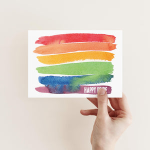 Rainbow Happy Pride Postcards - 32 Pack