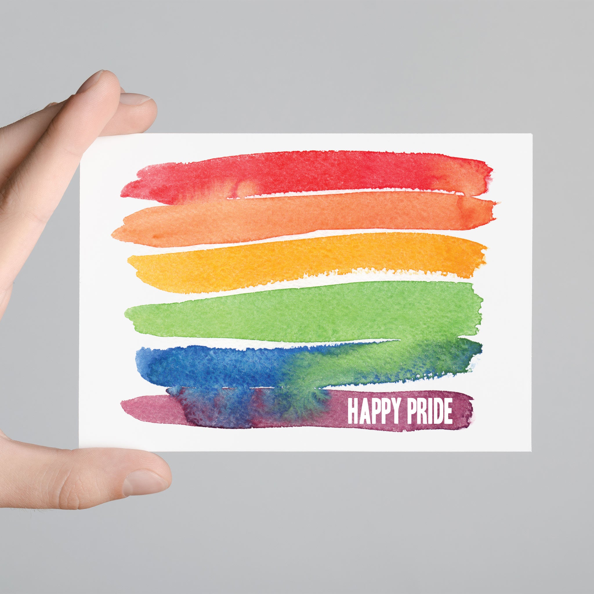 Rainbow Happy Pride Postcards - 32 Pack