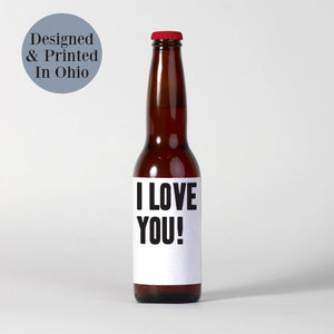 Father's Day Beer Labels for Partner - 6 Pack