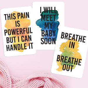 Birth Affirmations | 16 Cards for Positive Labor & Childbirth