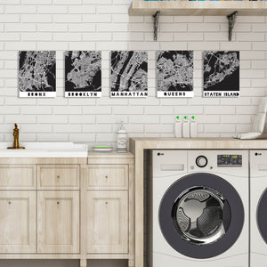New York City 5 Boroughs Wall Prints - 6 Prints