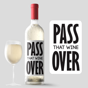 Passover Wine Bottle Labels - 8 Pack