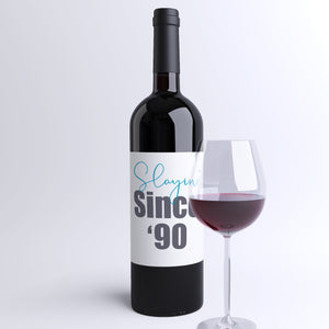 30th Birthday Wine Labels - 4 Pack