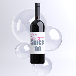 30th Birthday Wine Labels - 4 Pack