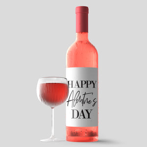 Naughty Valentine's Day Wine Label + Card