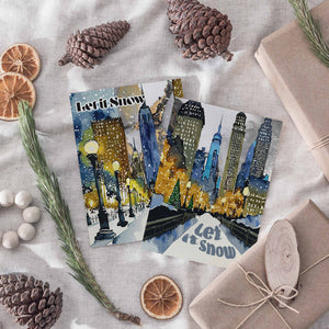 Ritzy Rose Holiday Cards