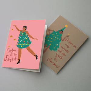 Ritzy Rose Holiday Cards