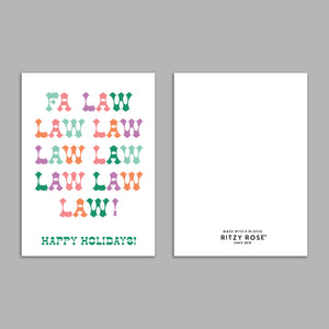 Ritzy Rose Holiday Cards